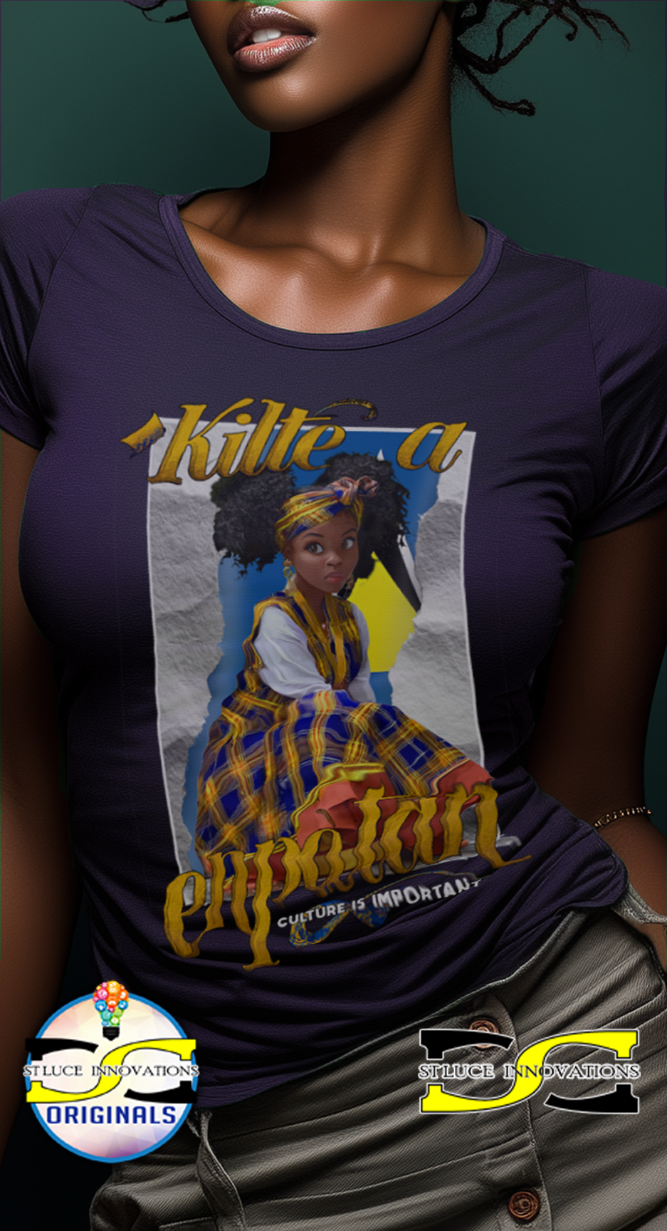 "Kilté Enpòtan" Culture is Important T-shirt