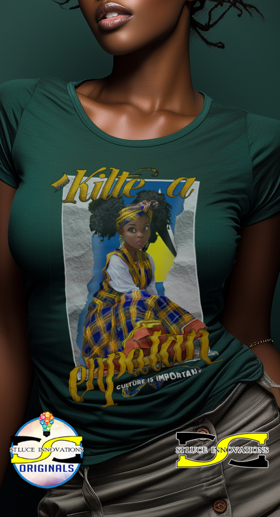 "Kilté Enpòtan" Culture is Important T-shirt