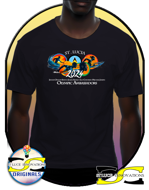 St Lucia Olympic Ambassadors Graphic T-Shirt