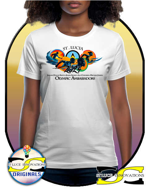 St Lucia Olympic Ambassadors Graphic T-Shirt