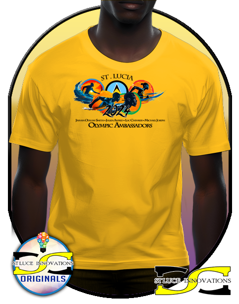 St Lucia Olympic Ambassadors Graphic T-Shirt